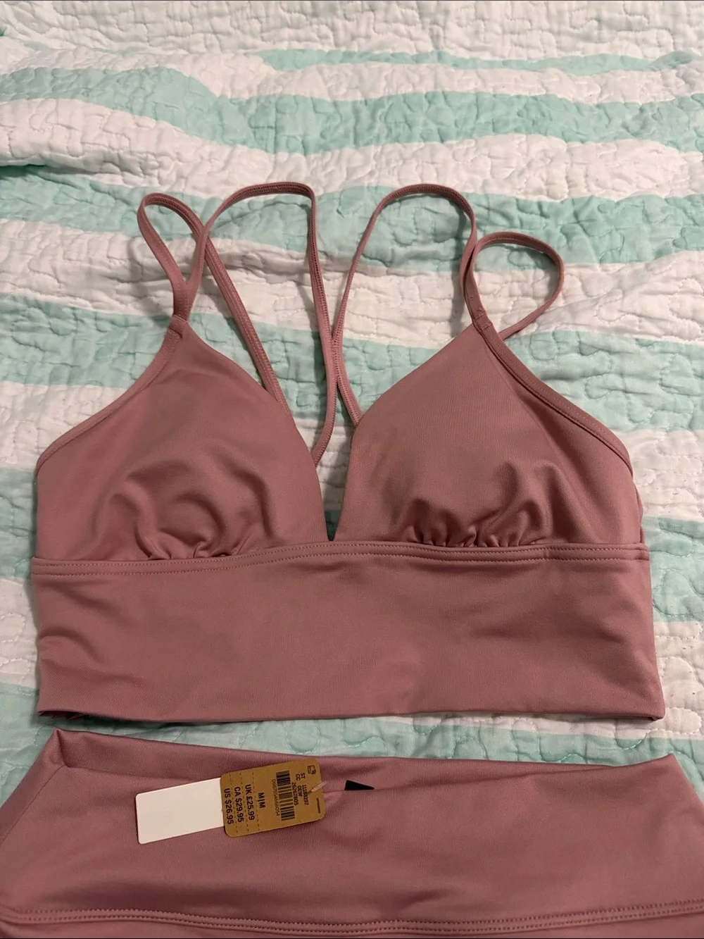 Pink by VS- Gym to Swim set ( Both M)